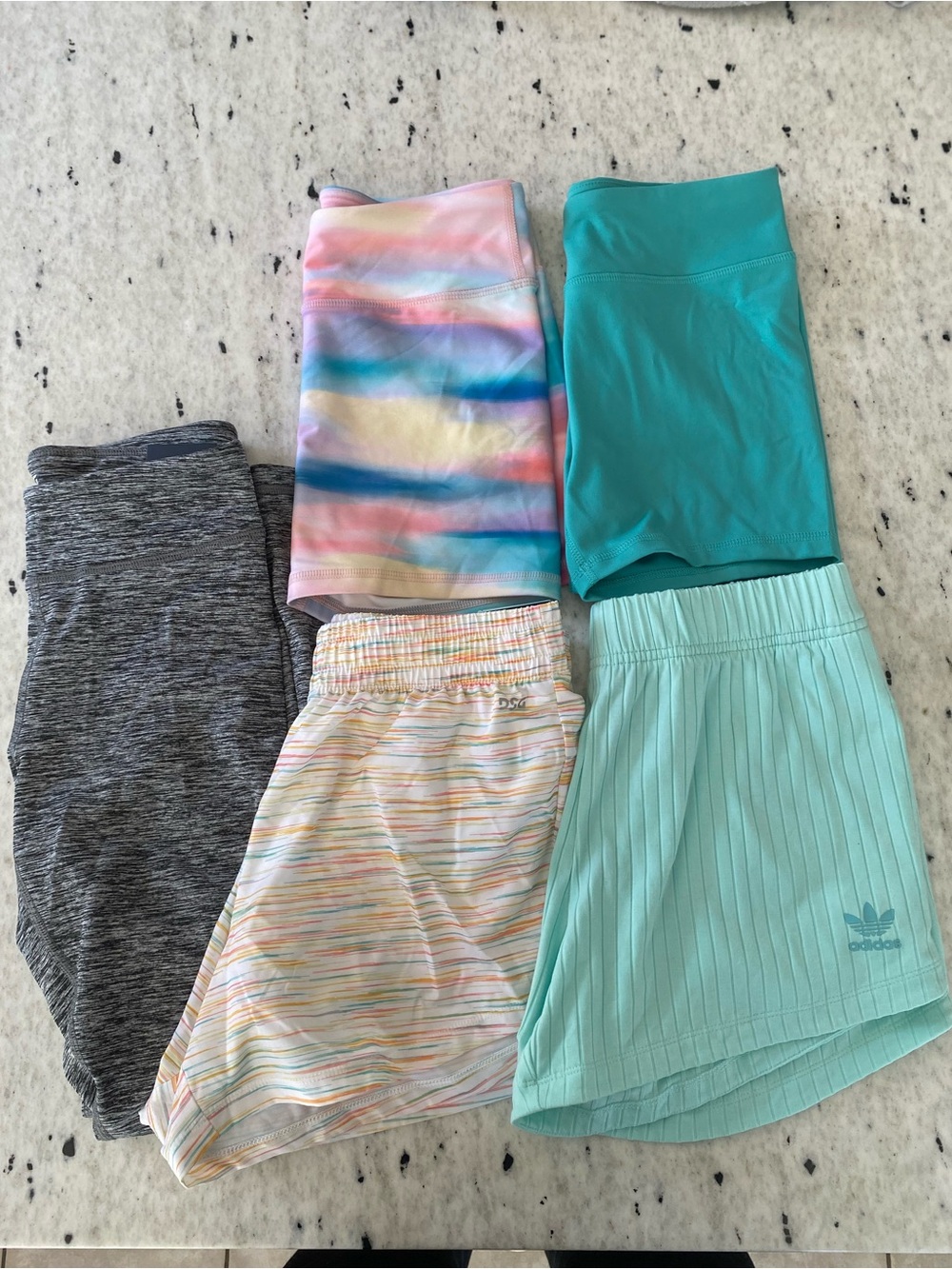 Girls‎ Adidas and DSG Shorts and Leggings Bundle size Large